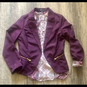 Plum Blazer